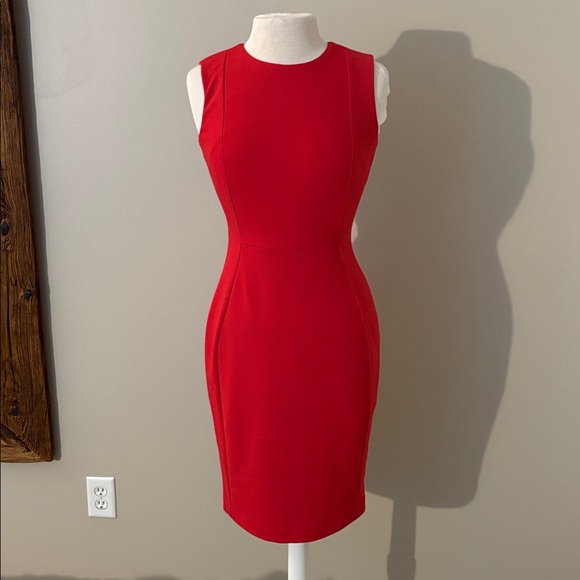 Calvin Klein Dresses & Skirts - Calvin Klein Red Midi Dress